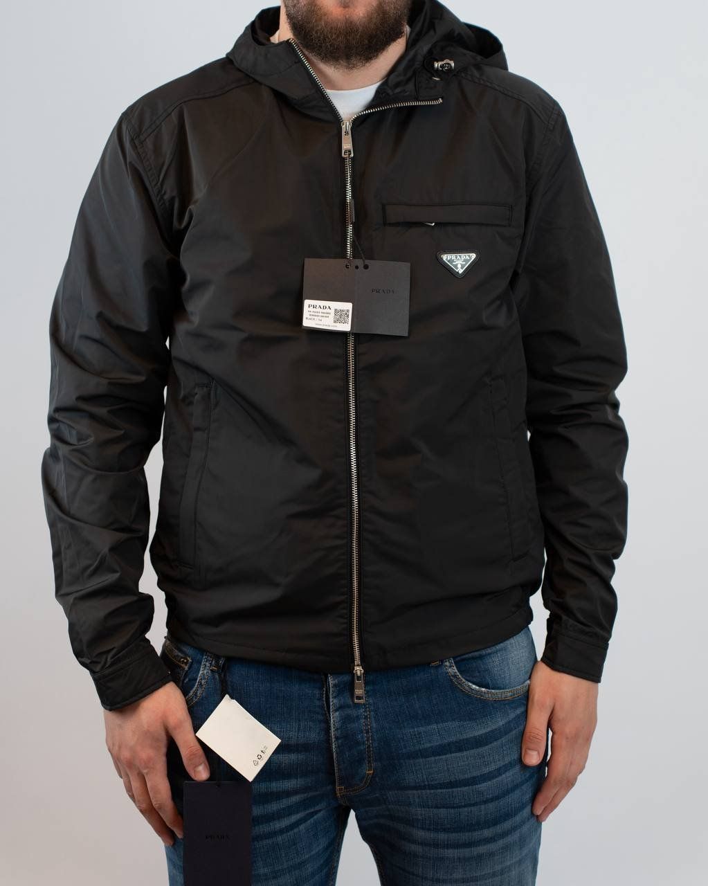 Prada zomer jas zwart