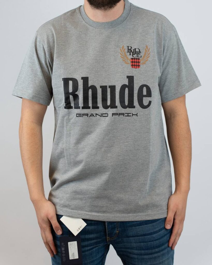 Rhude t-shirt grijs