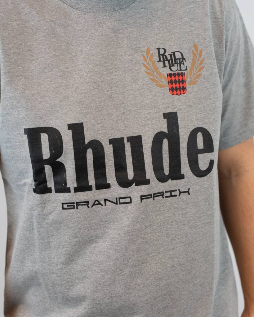 Rhude t-shirt grijs