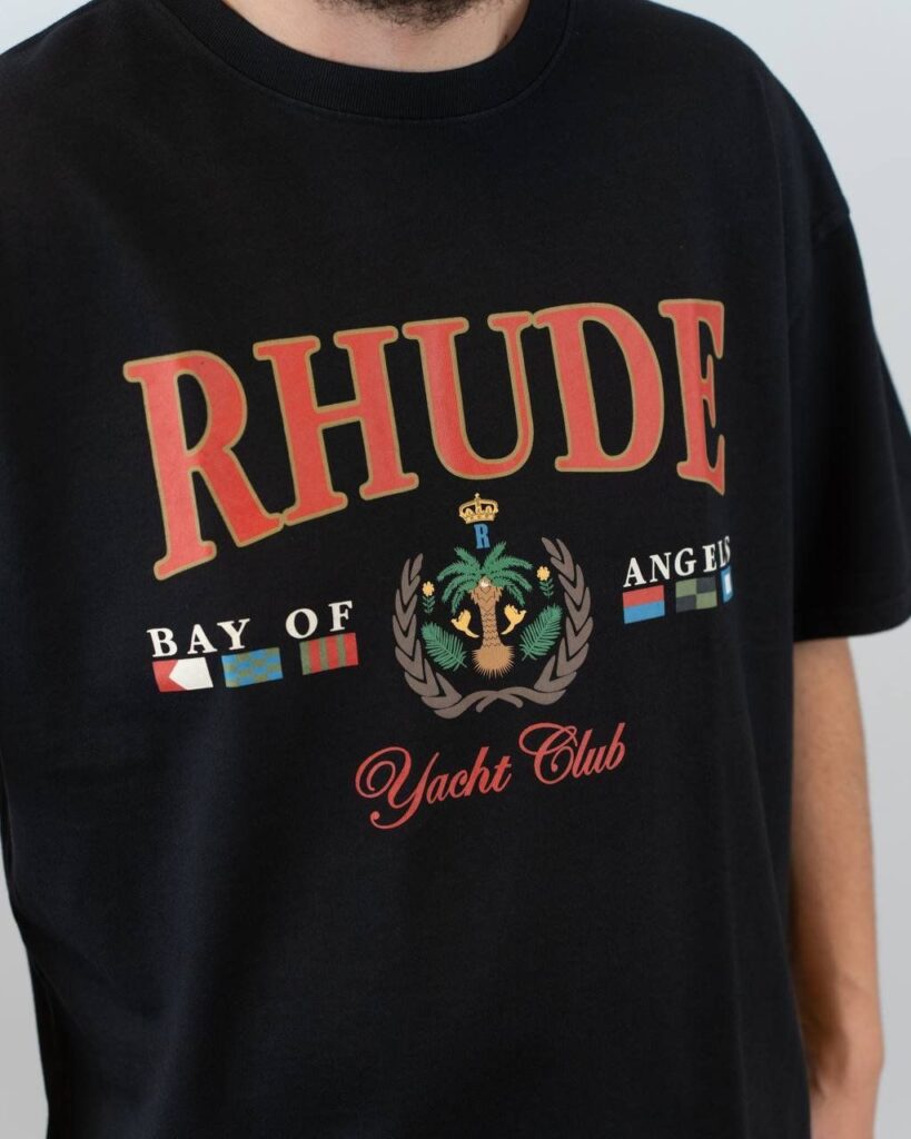 Rhude t-shirt zwart