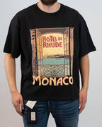rhude t shirt zwart