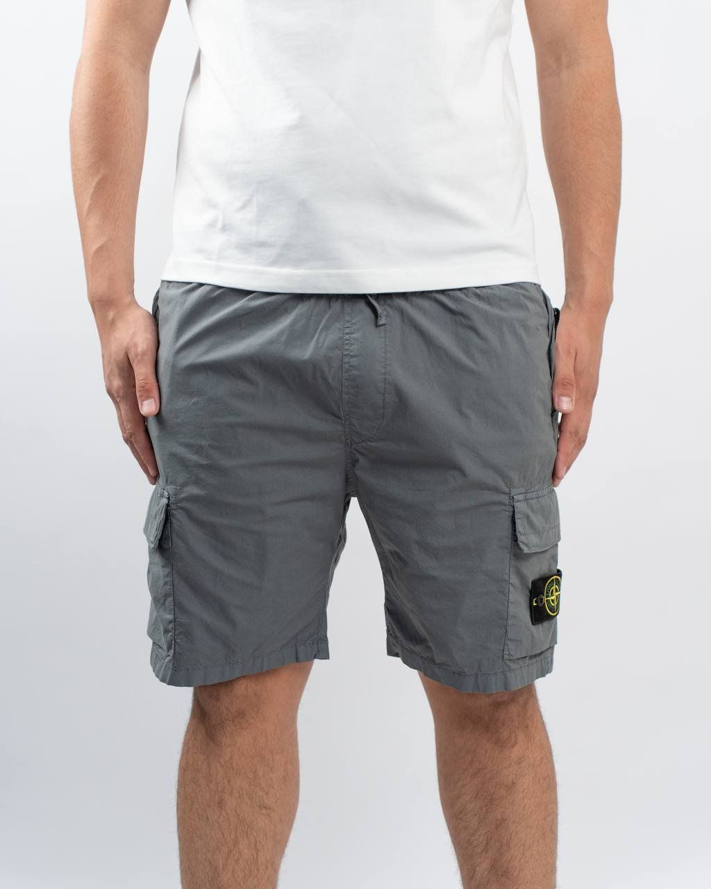 Stone island cargo korte broek donker grijs