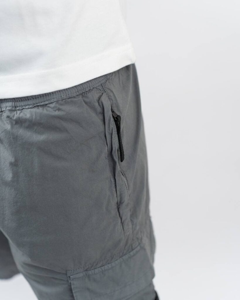 Stone island cargo korte broek donker grijs