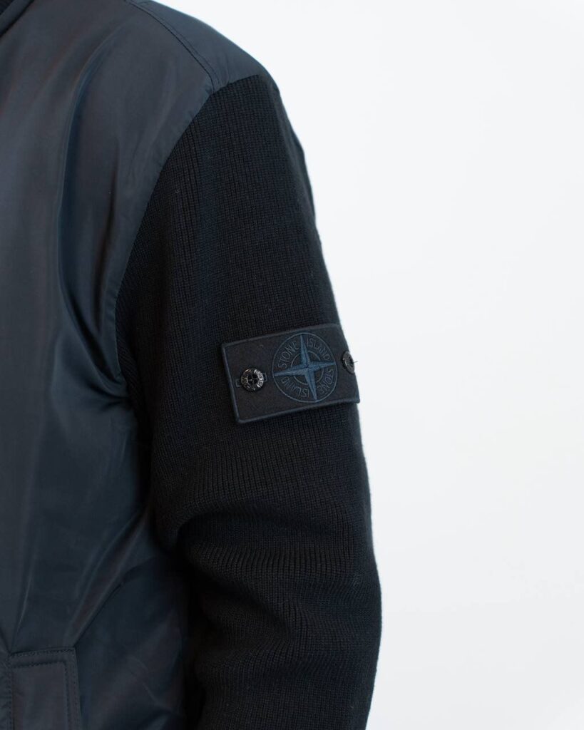 stone island jas blauw