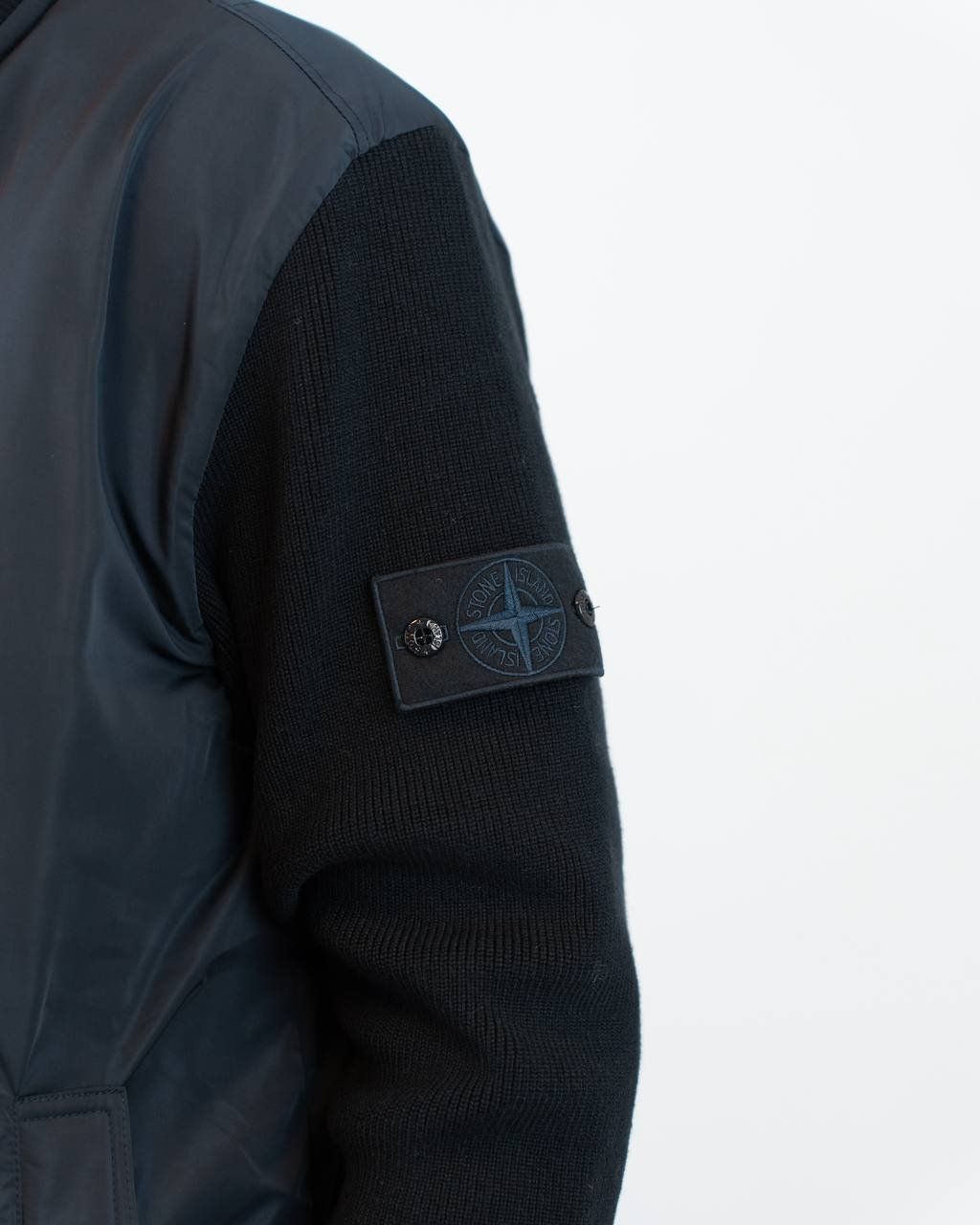 stone island jas blauw