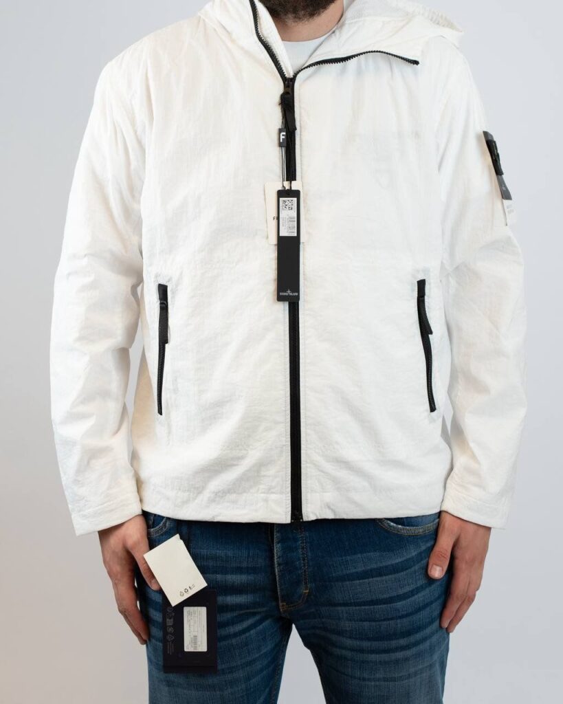 Stone island jas wit