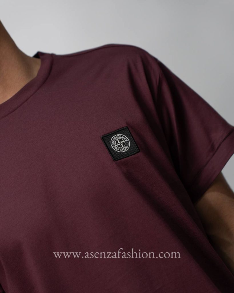 Stone island shirt Bordeauxrood