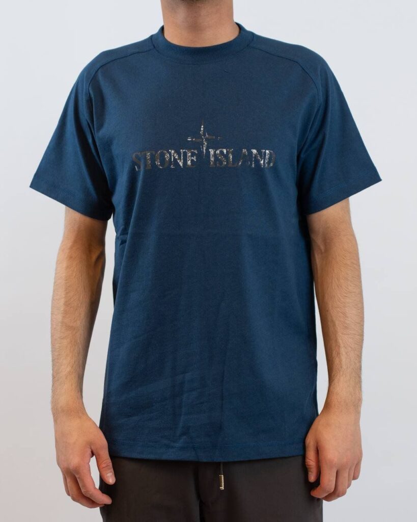 Stone island t-shirt blauw