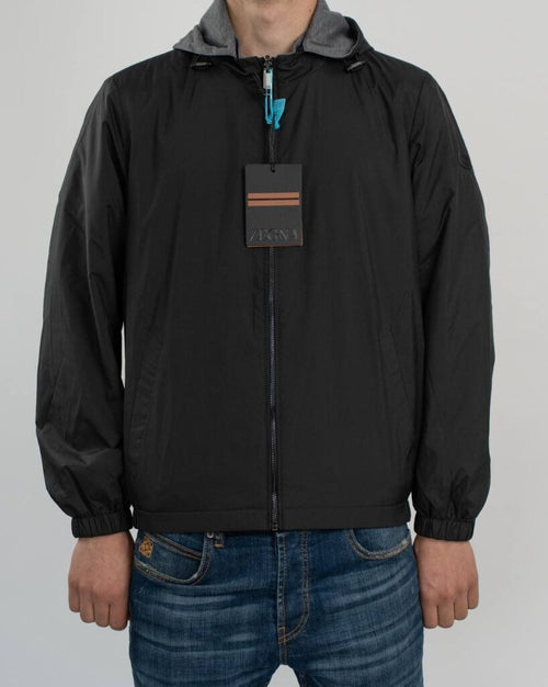 zegna dubbelzijdige jas