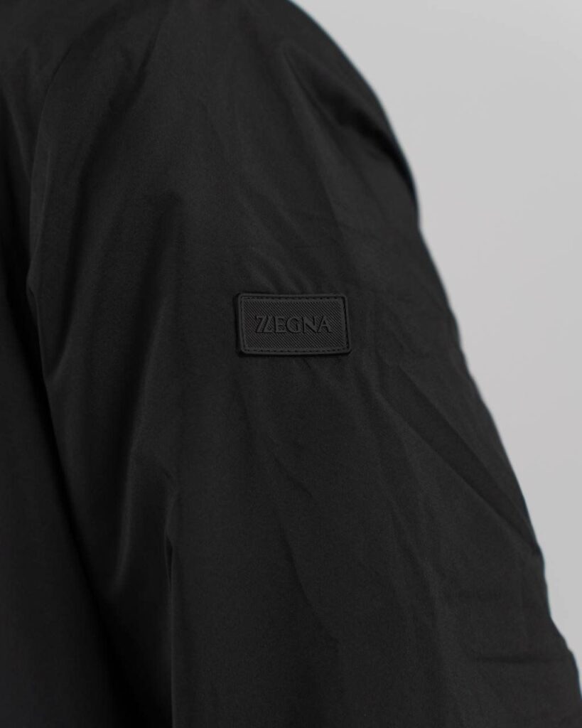 zegna dubbelzijdige jas