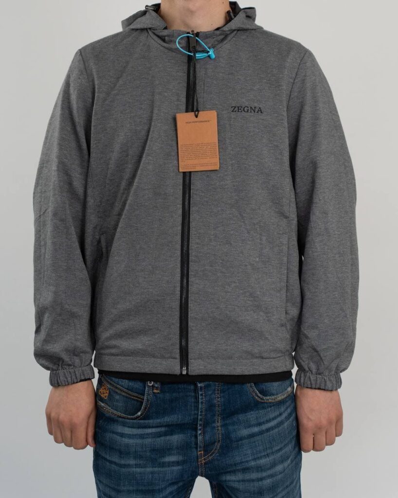 zegna dubbelzijdige jas