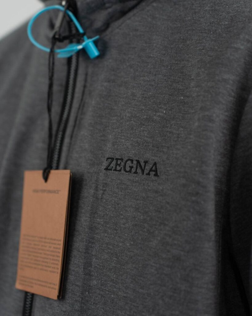 zegna dubbelzijdige jas
